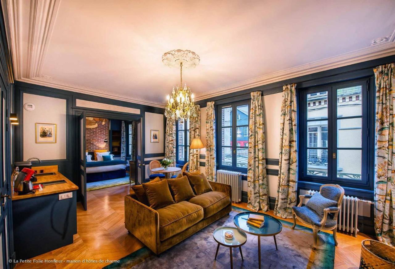 Bed and Breakfast La Petite Folie Honfleur Exterior foto